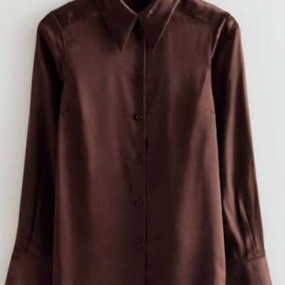 ARITZIA Stunning 100% Silk Blouse - Picture 5 of 6